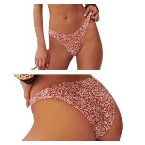Reformation Campo Bikini Bottom Medium La Vie En Rose NWT